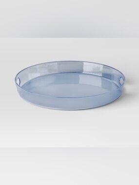 15” Room Essentials Light Blue Round Serving Tray
New